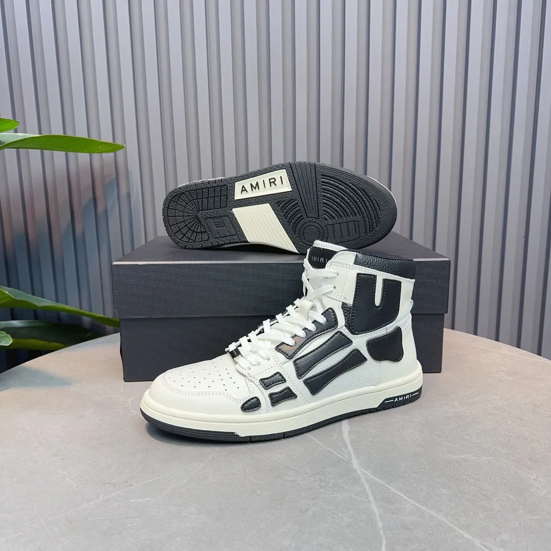 Men's shoes💰620💰 AMIRI AMIRI trendy brand hot sale🔥 Available all year round✅Couples💑 Official website synchronization Imported fabrics 1⃣️ratio 1⃣️Re-engraved, original factory special original sole, 35-45 (38.45. Non-refundable)